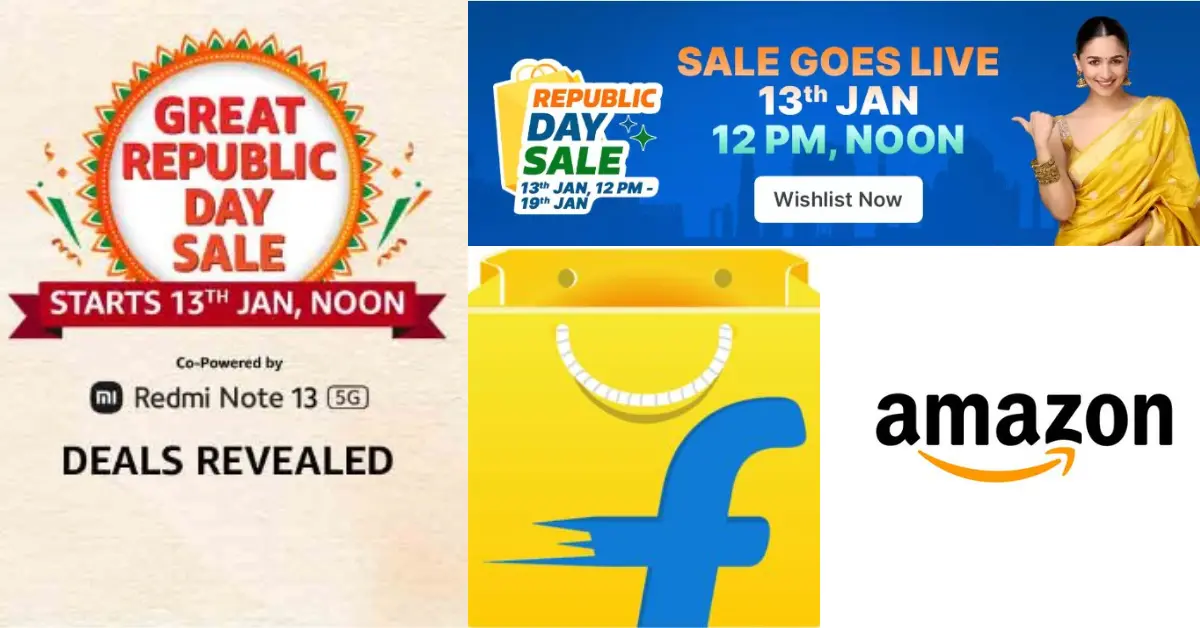Amazon and Flipkart have announced Republic Day sales From Jan13