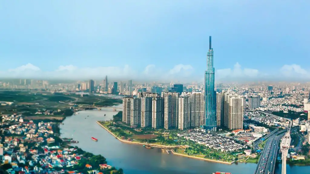 The Landmark 81 Building in Ho Chi Minh City